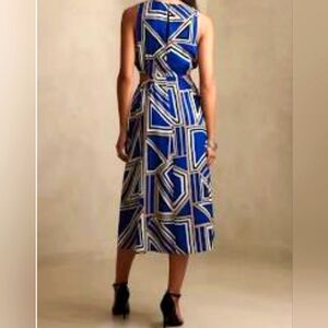 Banana Republic Midi Cutout Lazuli Blue NEW/WTAGS